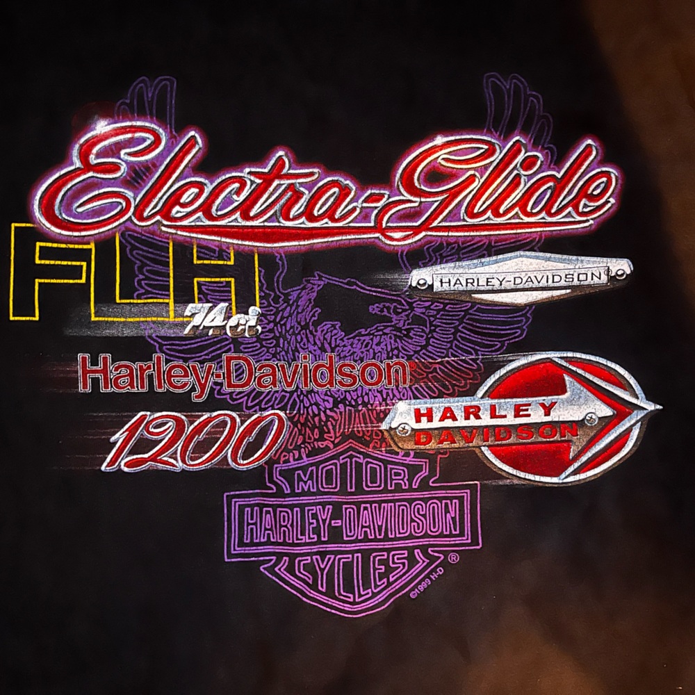1980s Electric Glide Harley Davidson Graphic Tee